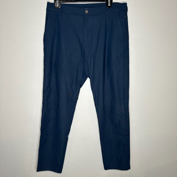 Lululemon Commission Slim Fit Pant BlueEveryday Performance Warpstreme Size 31 - Picture 1 of 8